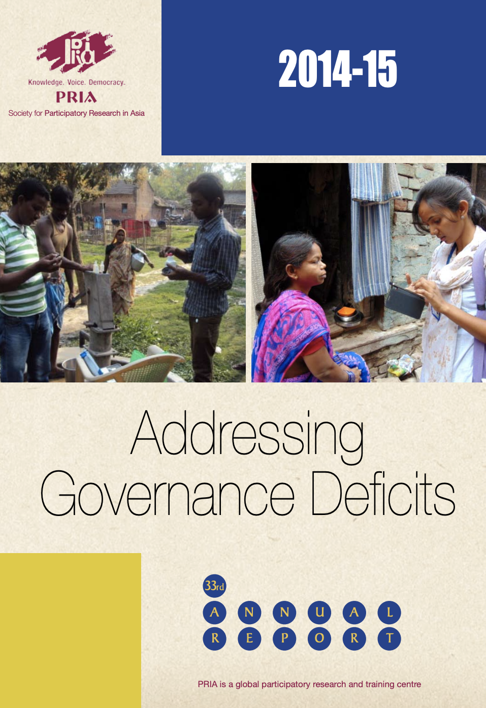 33rd Annual Report 2014-15